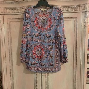 EUC entro boho style top/ blouse small